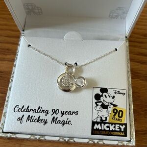 Disney Silver Mickey Mouse Necklace
